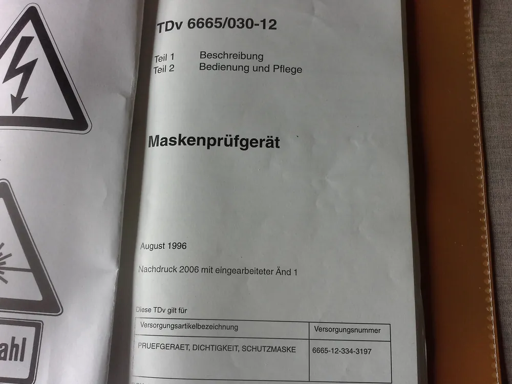Echt Maskenprüfgerät, PortaCount Plus, TDv 6665/030-12