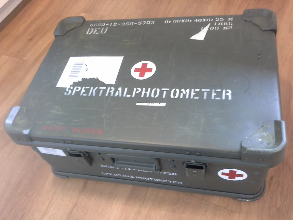 Bundeswehr, Zarges A5 Aluminiumkiste, 0,60 x 0,40 x 0,25 cm Neu