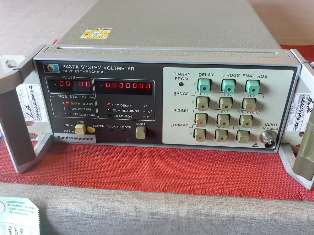 Hewlett Packard 3437A System Voltmeter Nur Heute