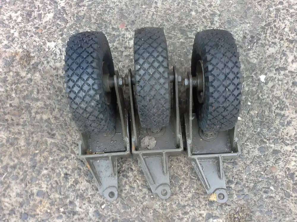 3 x Räder Hebetechnik, Flugzeug Günstig