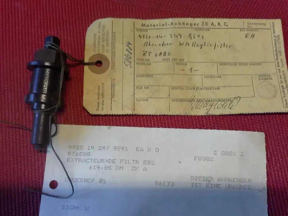 Kracherpreis Werkzeug, Abzieher WM Reglerfilter RT 6080, Flugzeuug, Transall C160