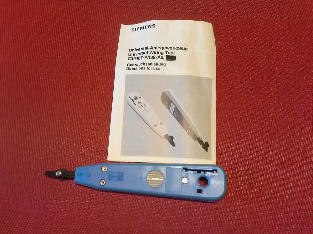Wochenendangebot Siemens, Werkzeug, Fernmeldewerkzeug, Universal-Anlegewerkzeug, Universal Wiring Tool, C39407-A139-A9
