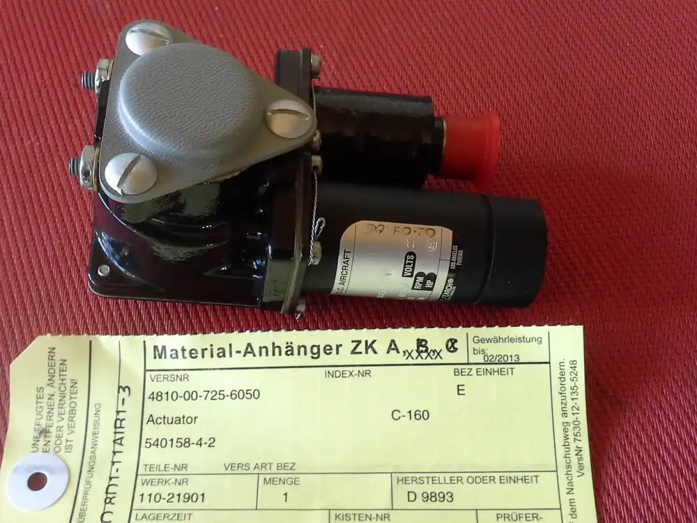 Echt Actuator, Betätiger, Elektromechanisch, Drehbar, Flugzeug