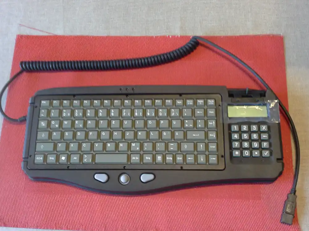 Top-Angebot Roda Tastatur Model KB89B-SCR und Kartenleser, IP54 USB-Tastatur, IP-Geschützt