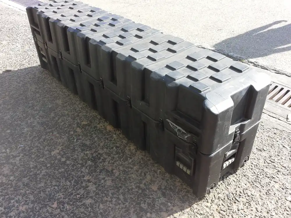 Top-Seller GFK-Kiste 2,10 x 0,45 x0,60 m mit Laufrollen, Amazon Cases