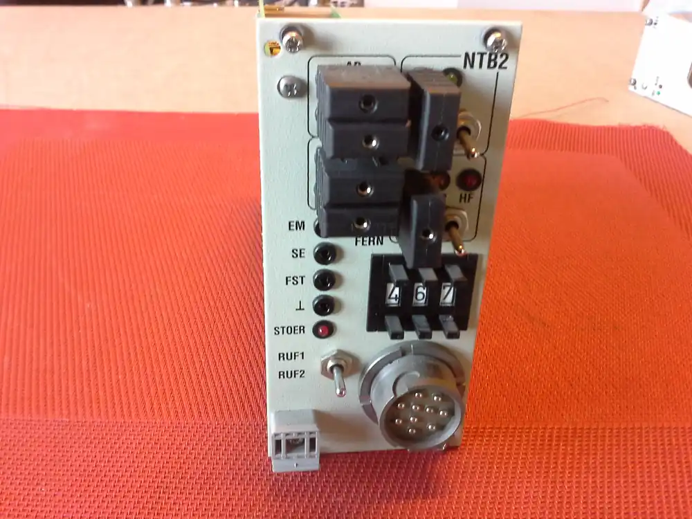 Knallerangebot Einschub NTB2, Elektronisches Steuergerät, BOS-Funk