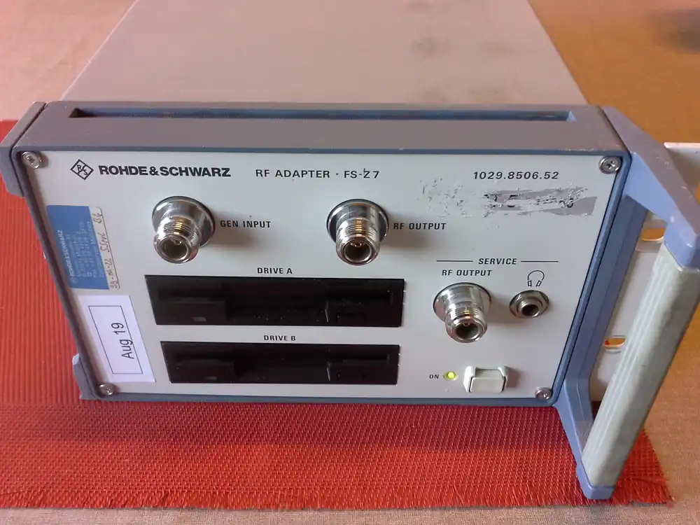 Sichere Zahlung Rohde & Schwarz RF Adapter FS-Z7