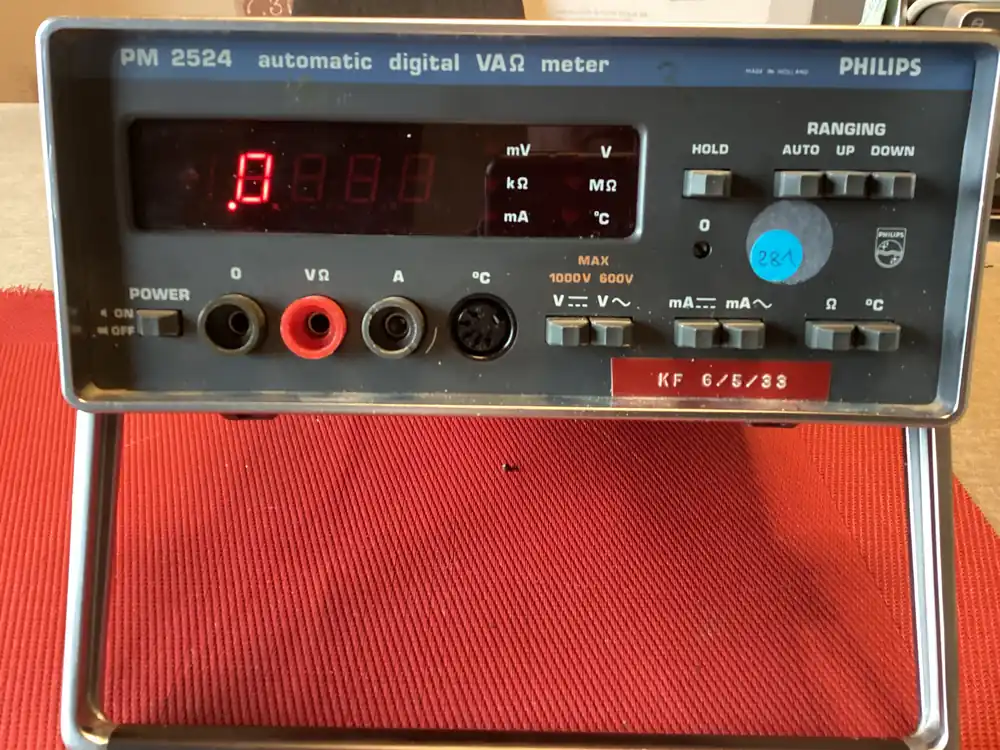 Rabatt Multimeter, Philips PM 2524 Automatic Digital Meter