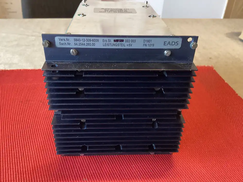 Flugzeug Transall C-160, Leistungsteil, Power Supply, +5V Letzte Chance