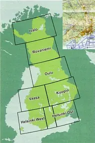 Begrenztes Angebot ICAO-Karte - Finnland für Flight Planner