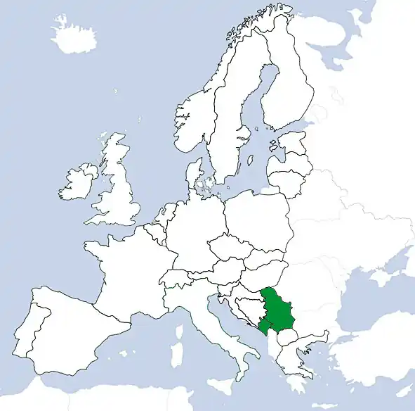Neu Im Sortiment JeppView VFR: TripKit - Serbien/Montenegro (digital)