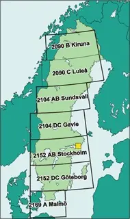 Neuheit ICAO-Karte - Schweden für Flight Planner