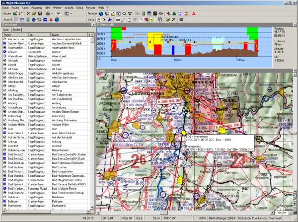 Begrenztes Angebot Flight Planner - Software inkl. ICAO-Karte Deutschland