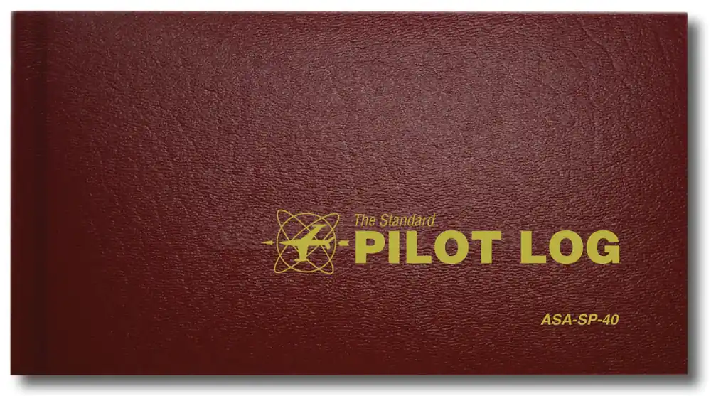Standard Pilot Log - Burgundy Top-Seller