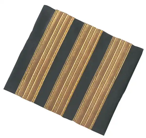 Direktkauf Schulter-Rang-Streifen 3er "First Officer", gold, large