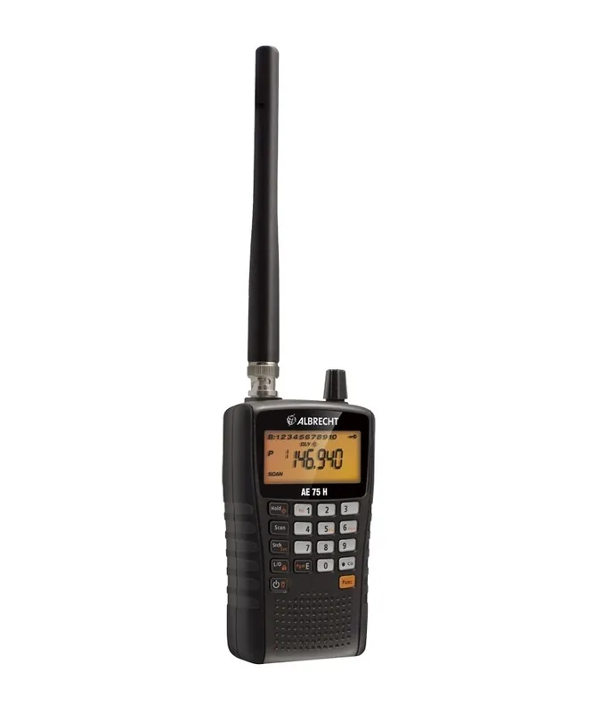 Albrecht Flugfunkscanner AE 75 H 8,33/12,5 kHz Raster Kracherpreis