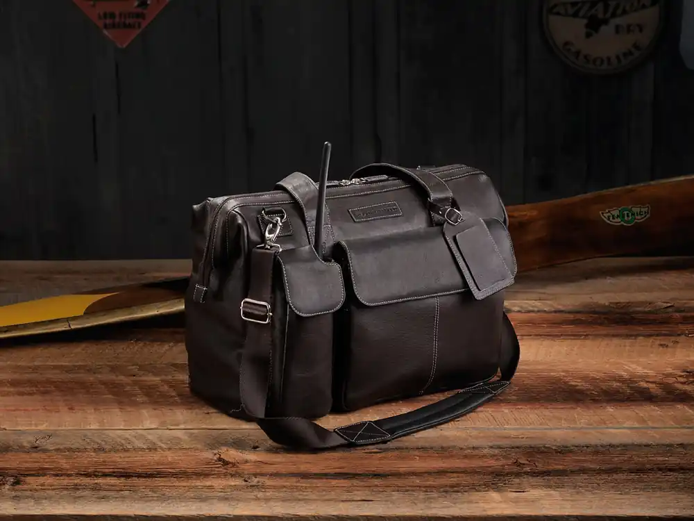 Bestpreis Pilotenledertasche - Lightspeed Gann