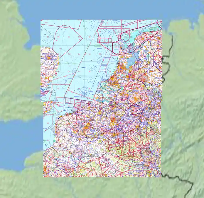 Flight Planner - V500 - Benelux inkl. VFR Anflugkarten Solange Der Vorrat Reicht