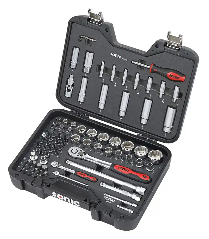 SONIC BMCS Stecknuss-Satz 1/4" und 1/2" SAE 85-tlg. Direkt Vom Hersteller