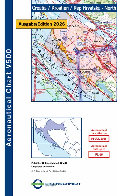 V500 Croatia, Blatt North (Ausgabe 2026) Sale