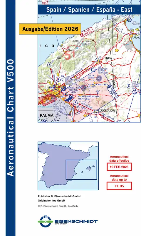 V500 Spain, Blatt East (Ausgabe 2026) Neue Ware