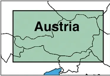 Bestseller ICAO-Karte Österreich Ausgabe 2026