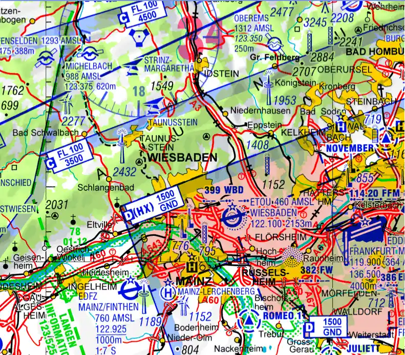 Direktkauf ICAO-Karte - Deutschland (Ausgabe 2026) für Flight Planner