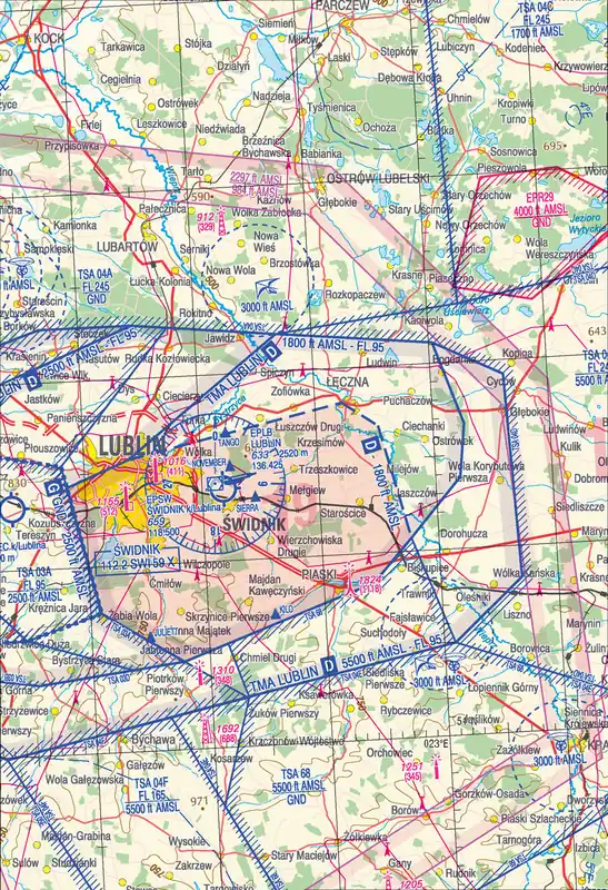 ICAO-Karte Polen: Olsztyn Ausgabe 2026 Neu