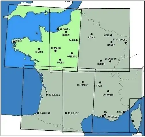Jetzt Kaufen ICAO-Karte Frankreich: Südwest 2026