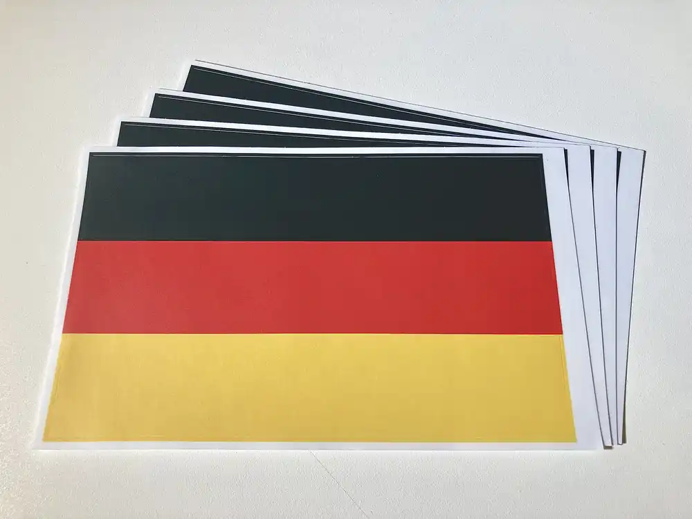 Aufkleber Bundesflagge (PVC) Zertifiziert