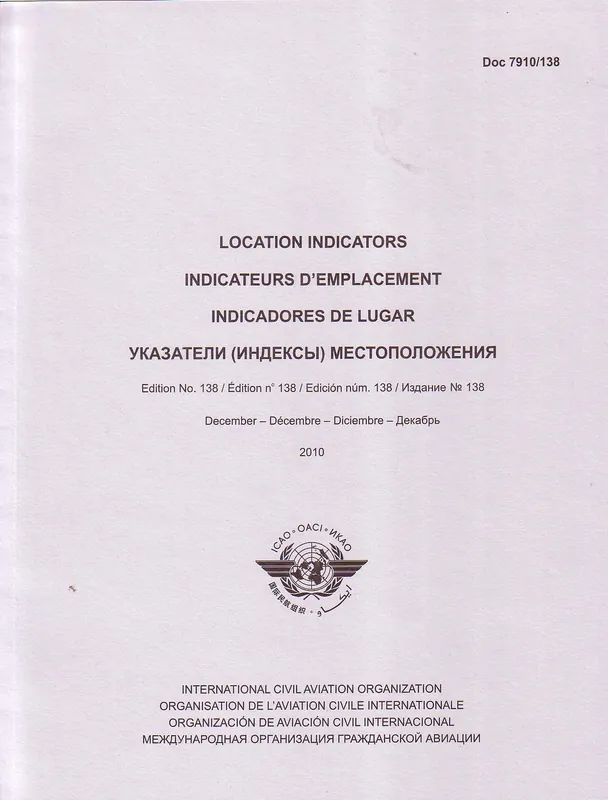 Billig ICAO Location Indicators (DOC 7910)-200