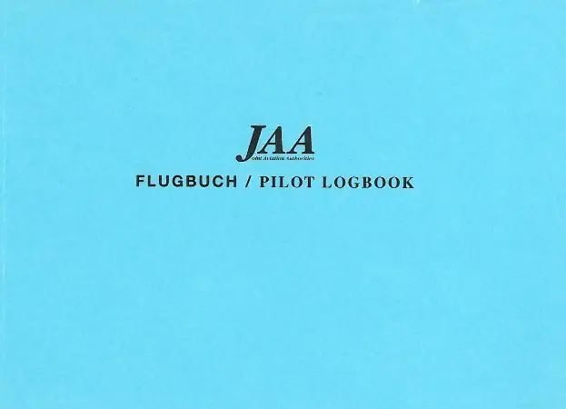 Flugbuch JAA Zertifiziert