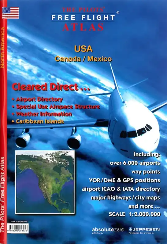 The Pilot's Free Atlas USA, Canada/Mexico Schneller Versand