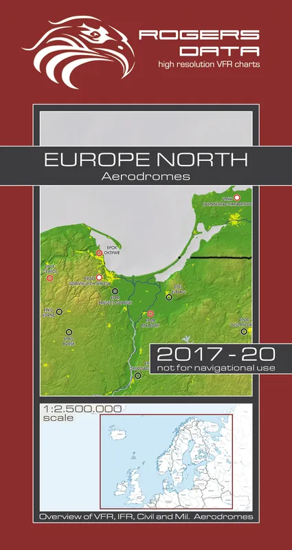 Sofort Bestellen Flugplatzkarte Europa Nord - ROGERS DATA