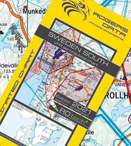 Rogersdata VFR Karte Sweden South 500k 2026 Ausverkauf