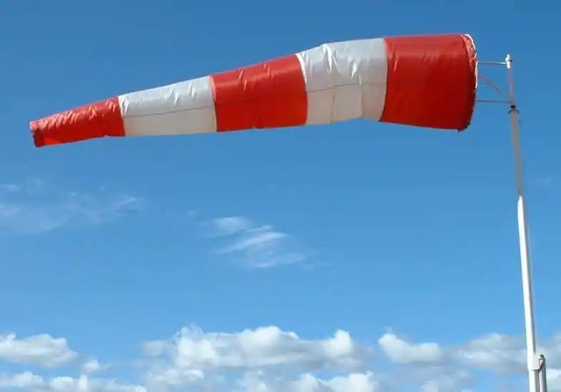 Windsackhülle "Standard" 65cm Rot-Weiß Preiswert