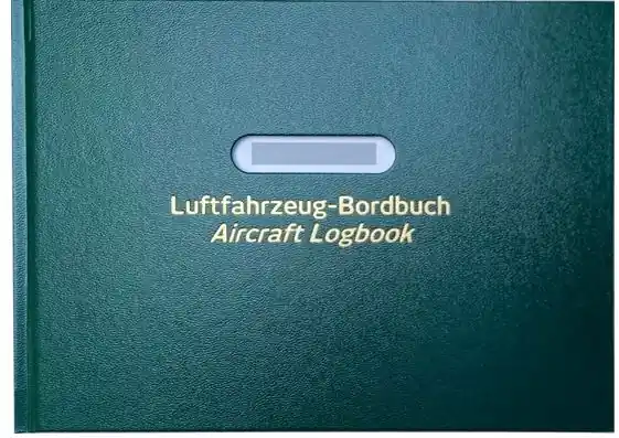 Bordbuch für Segelflugzeuge ohne Motor und bemannte Ballone Echt