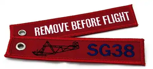 Ausverkauf "SG38" Remove before flight