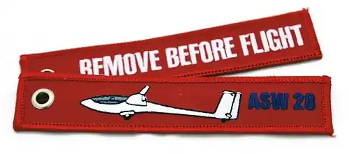 "ASW 28" Remove before flight Nur Für Kurze Zeit