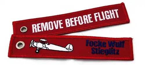 "Focke Wulf Stieglitz" Remove before flight Schneller Versand