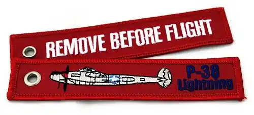 "P38 Lightning" Remove before flight Ausverkauf