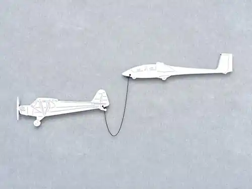 Magnetflieger F-Schlepp CUB J3 / ASK21 Top-Seller