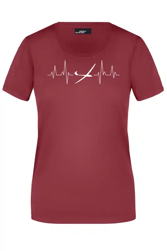 Neu T-Shirt Herzschlag Damen