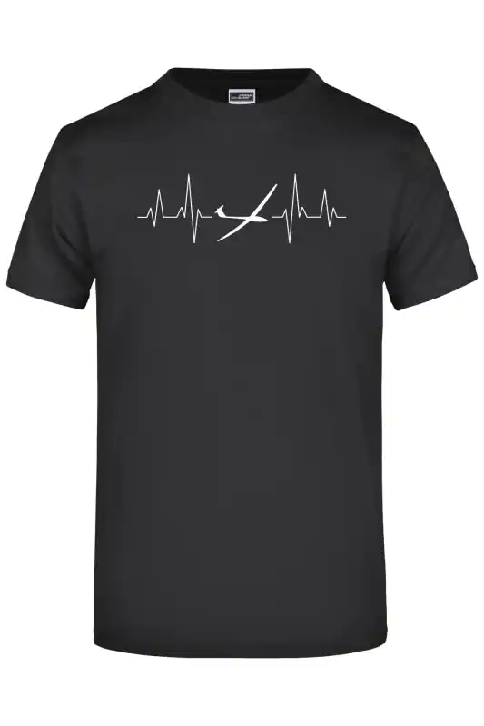 Neuheit T-Shirt Herzschlag Herren