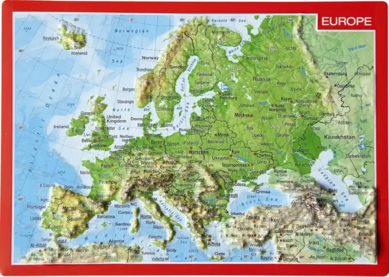 Europa Relief-Postkarte Finale Aktion