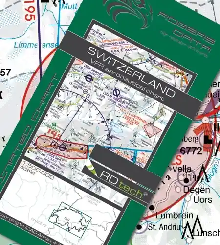 Rogersdata VFR Karte Switzerland 500k 2026 Nur Für Kurze Zeit