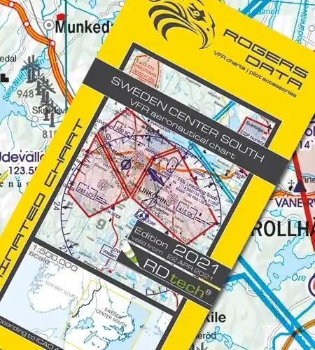 Rogersdata VFR Karte Sweden Center South 500k 2026 Jetzt Kaufen