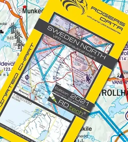 Rogersdata VFR Karte Sweden North 500k 2026 Bestpreis