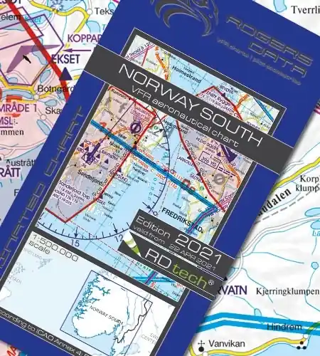 Saisonangebot Rogersdata VFR Karte Norway North 500k 2026