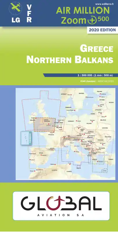 Airmillion Griechenland Nord 1:500.000 2026 Sichere Zahlung